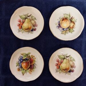4 vintage Copeland Grosvenor China Butter Pats